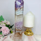 Large Amethyst X Agate Chunky Tower 23.5cm
