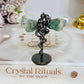 Moss Agate Angel | Devil Wings 7cm
