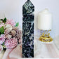 Large Sphalerite X Fluorite Tower 20cm