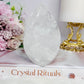 Exquisite Clear Quartz Carved Flame 357grams From Brazil