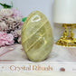 Natural Green Moonstone Carved Freeform 329g 10cm