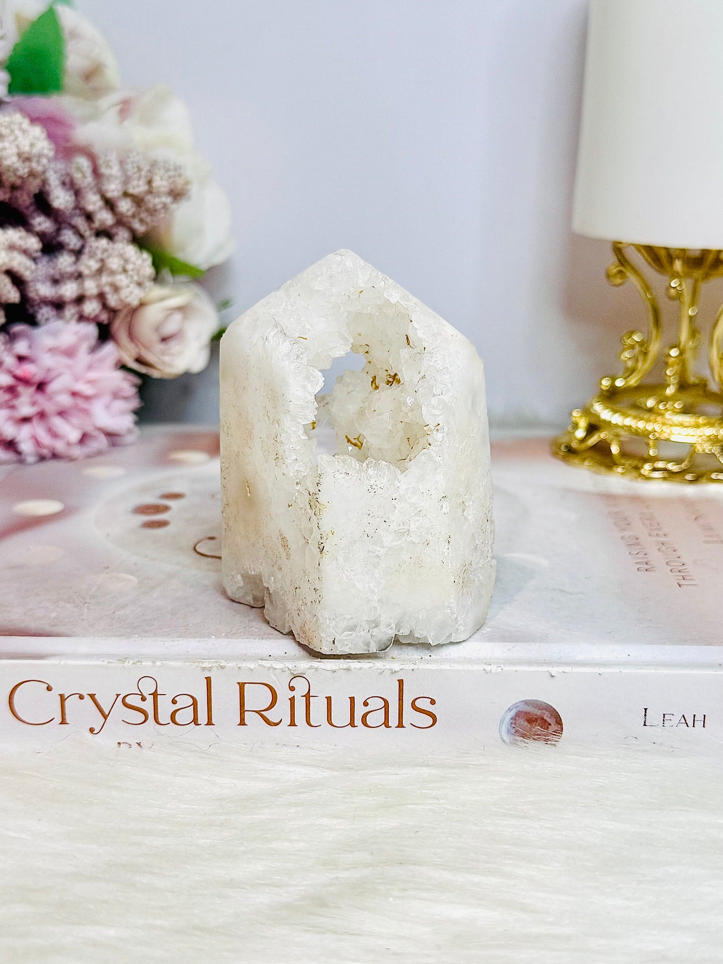 Chunky Quartz Druzy Tower 7cm