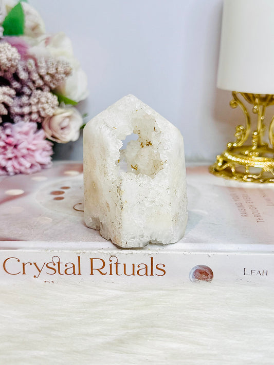 Chunky Quartz Druzy Tower 7cm