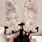 Huge Chunky High Grade Pink Amethyst Angel Wings 1.92KG 25cm with Stunning Crystallisation