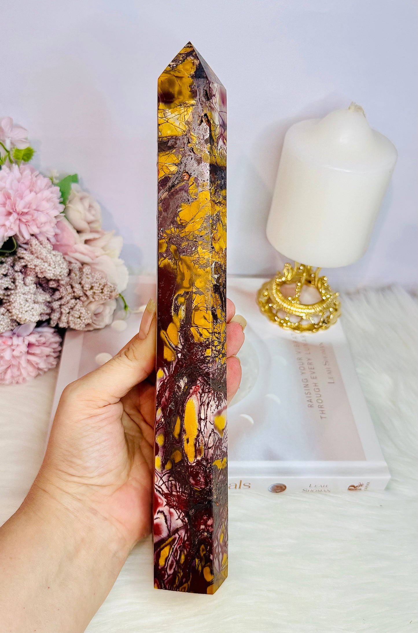 Incredibly Gorgeously Large Chunky 27cm Natural Mookaite Jasper Tower | Generator