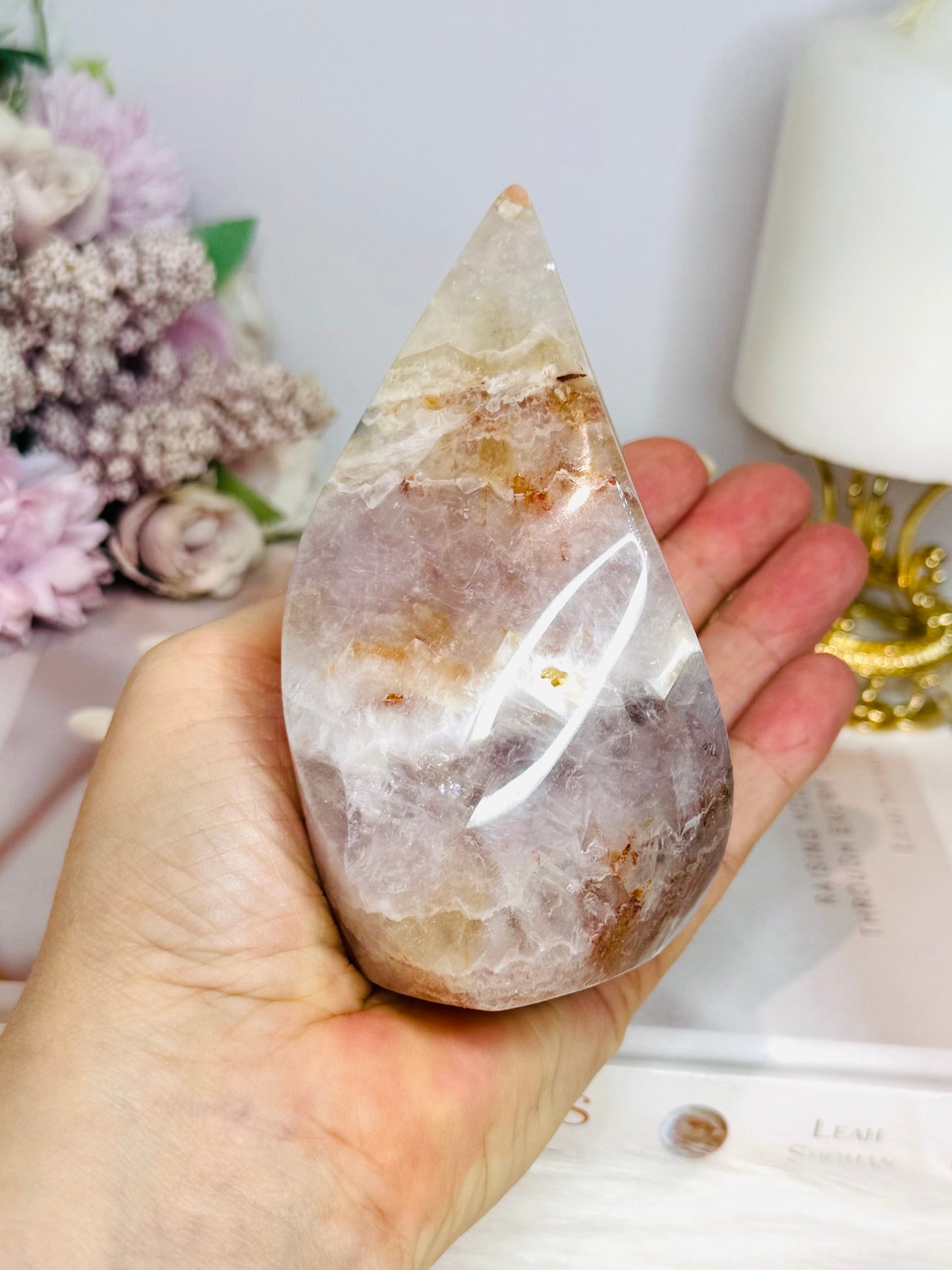 Natural Large Crazy Lace Amethyst Polished Freeform 11.5cm 480g
