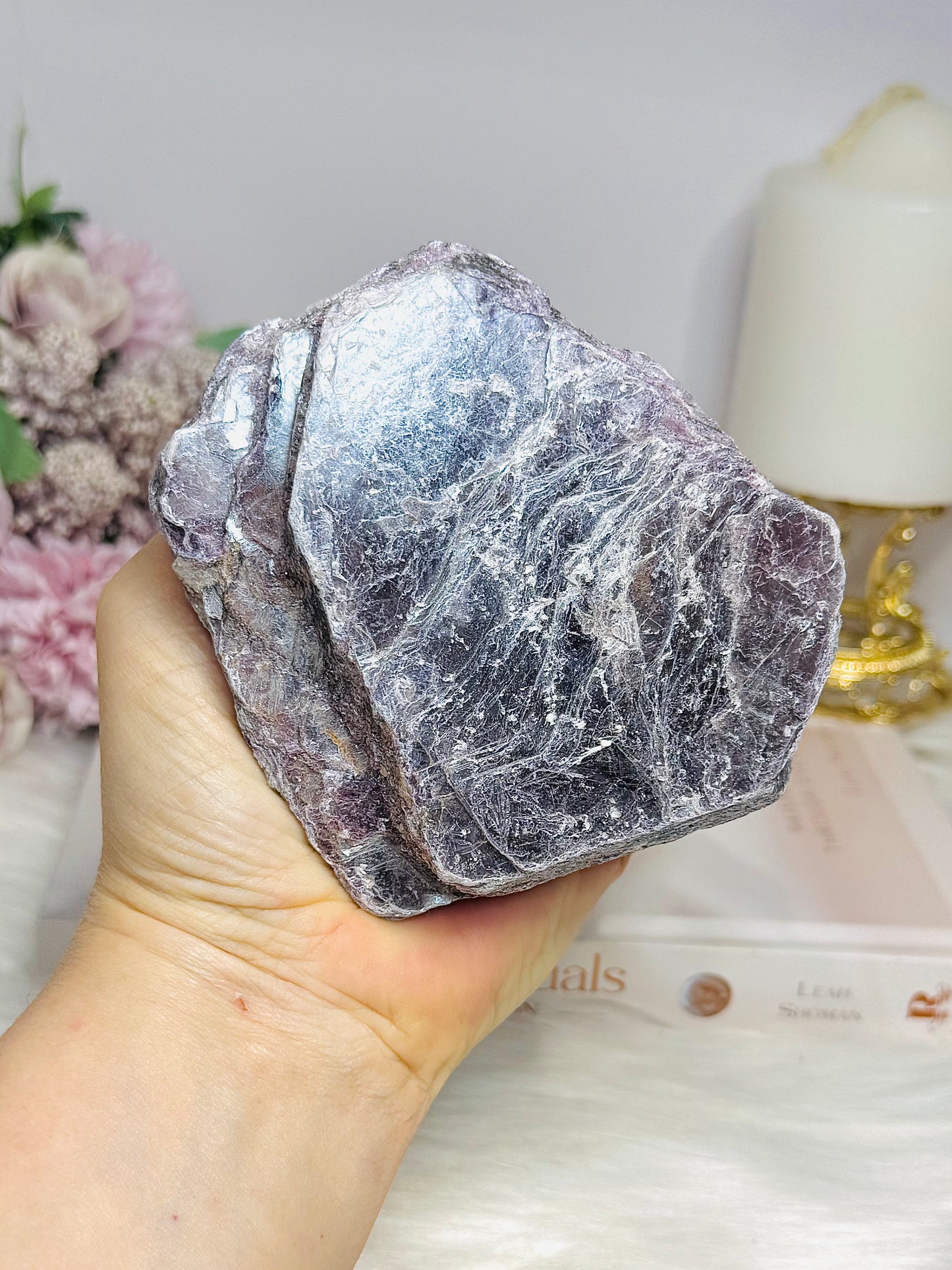 Large Purple Mica Natural Chunky Specimen 369g
