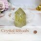 Citrine Tower with Rainbows 5cm