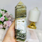 Large Ocean Jasper Druzy Tower 16cm 621g
