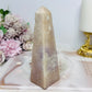 Natural Pink Amethyst Obelisk | Tower 13cm 235g