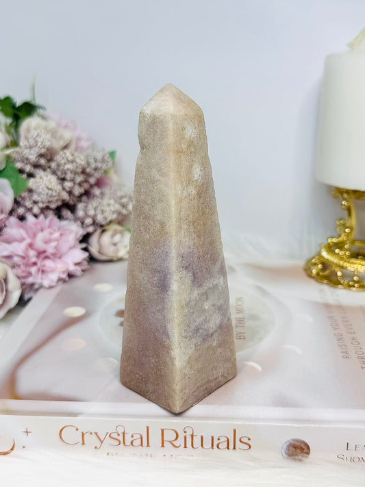Natural Pink Amethyst Obelisk | Tower 13cm 235g
