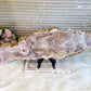 Statement Piece ~ Huge Chunky Pink Amethyst Slab on Stand 2.9KG 19cm