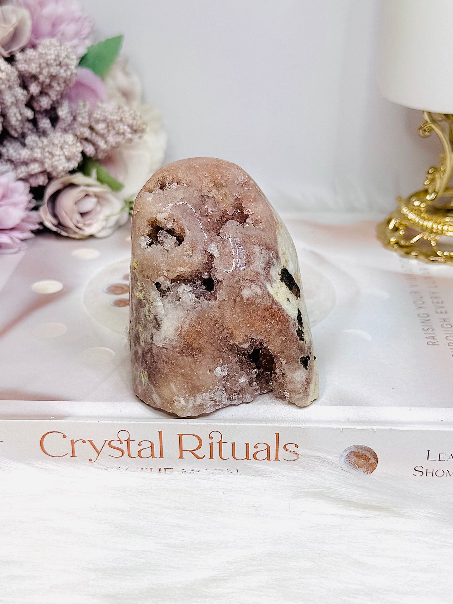Pink Amethyst Druzy Freeform 7.5cm 299g