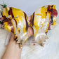 Huge Mookaite Jasper Druzy Wings on Stand 29.5cm