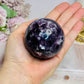 Large Lepidolite | Purple Mica Sphere on Stand 321g