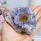 Large 328gram Natural Stalactite Eye Base Cut Amethyst Cluster From Uruguay
