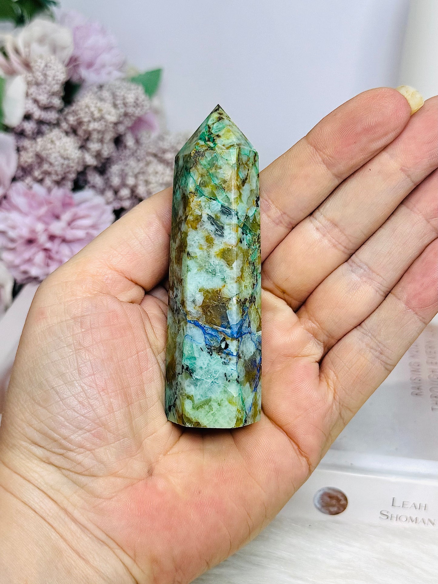 Natural Turquoise Tower 9cm
