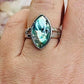 Absolutely Stunning Adjustable Abalone Shell Ring in Gift Bag