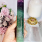 Tall 20cm Watermelon Fluorite Tower