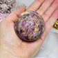 High Grade Pink Tourmaline Sphere on Stand 260g