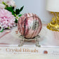 Pink Jasper Sphere on Stand 266g