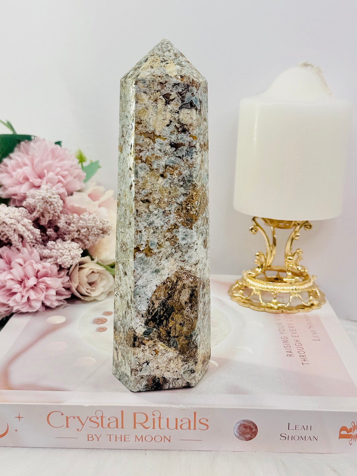 Chunky Large Natural Ocean Jasper Tower 17.5cm