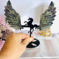 Beautiful Large 16.5cm Tall Jasper Wings On Unicorn Stand