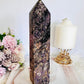 Huge Chunky 1.08KG 21.5cm Natural Charoite Carved Tower | Generator