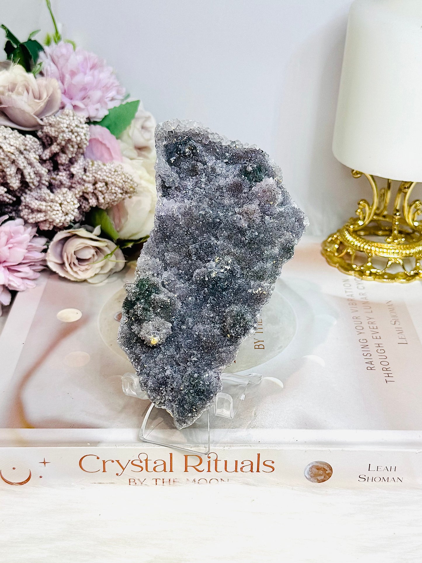 Natural Zeolite Slab on Stand 12cm