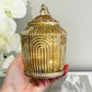 Glass Lantern Led Linear Gold/wash 15cm