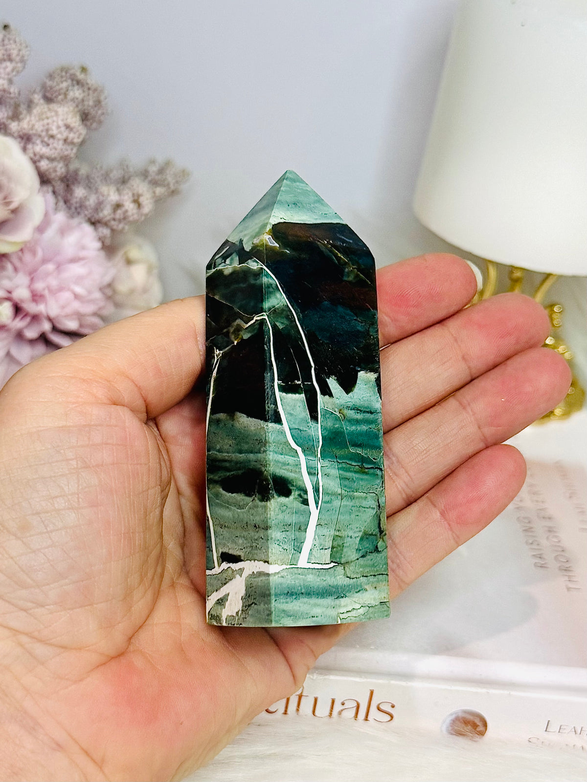 Unicorn Jasper Tower 9.5cm