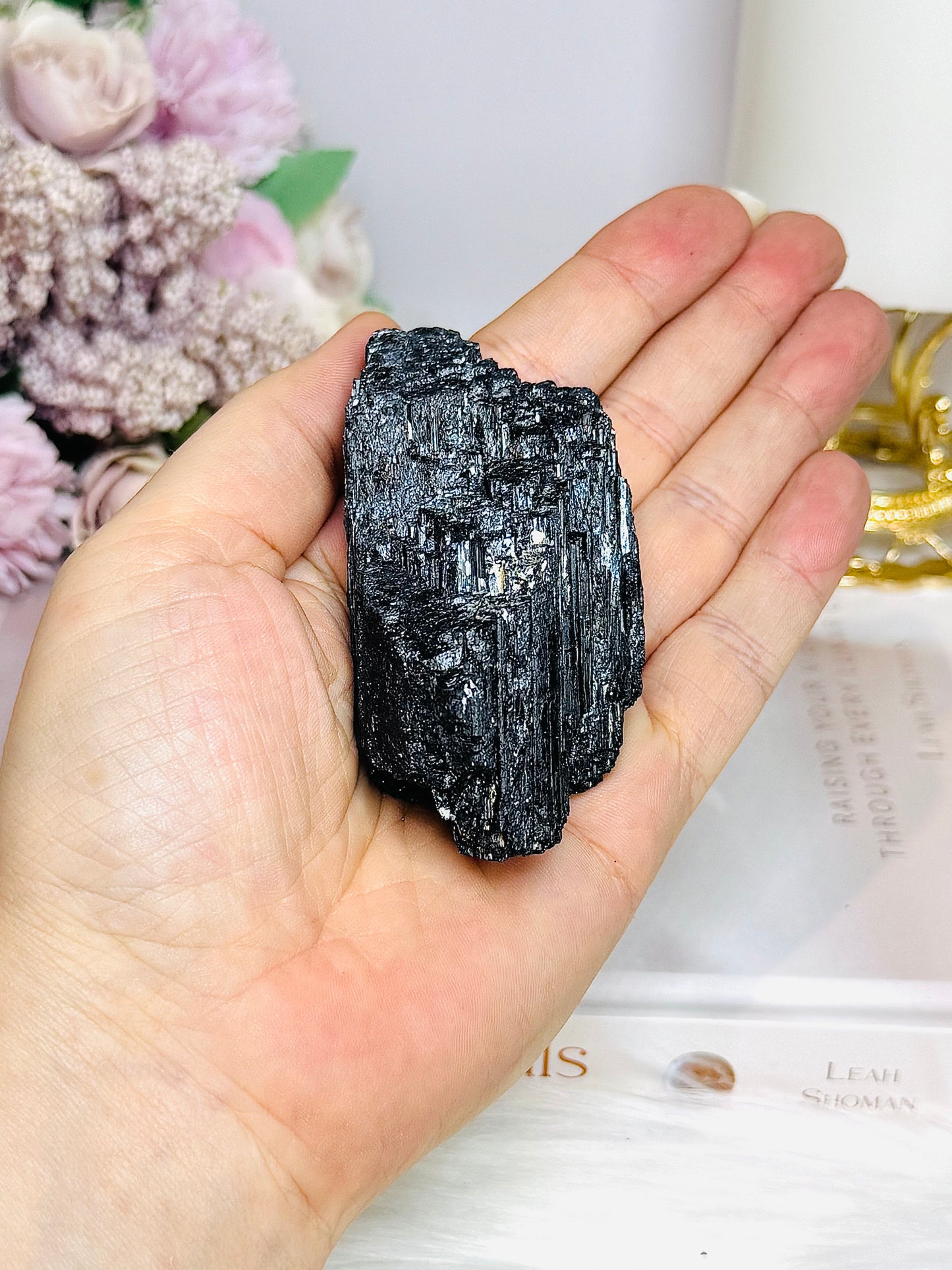 Natural Black Tourmaline 8cm