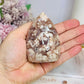 Flower Agate Carved Flame | Freeform 8cm