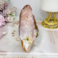 Pink Amethyst Slab On Stand 12cm