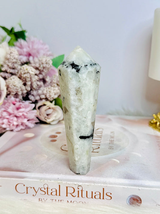 Rainbow Moonstone Tower 10cm