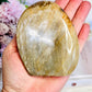 Soothing & Calming ~ Stunning Peach Moonstone Freeform With Amazing Flash 296grams