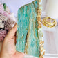 High Grade Incredible 15.5cm x 11cm Natural Blue Aragonite Slab