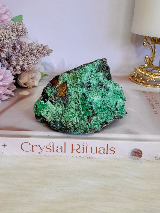 Natural Malachite Rough Specimen 8cm 227grams