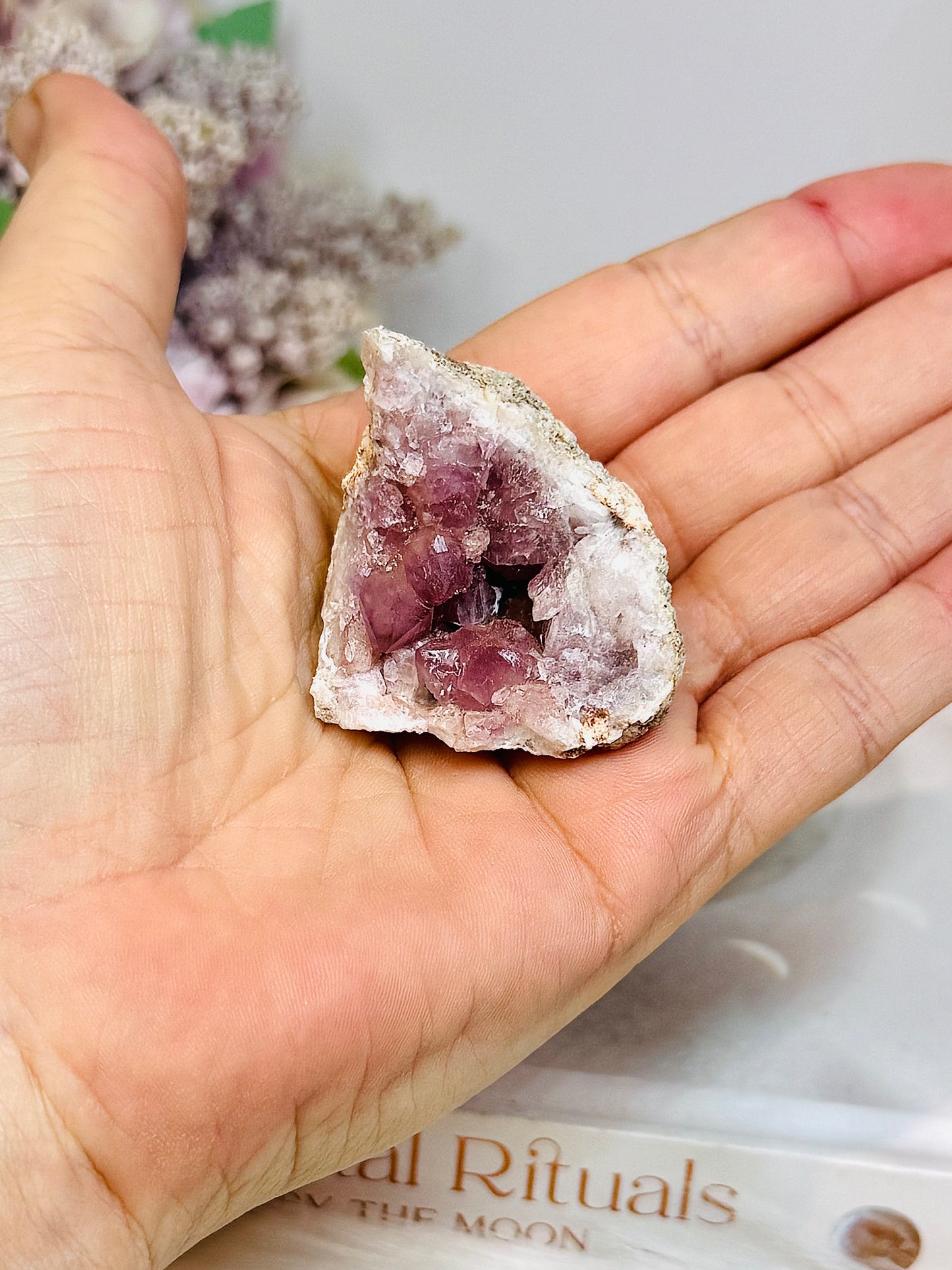 Pink Amethyst Geode