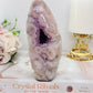 ⚜️ SALE ⚜️ Elegant Large 15cm 686gram Druzy Pink Amethyst Freeform From Brazil