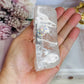 High Grade Clear Quartz Chunky Moon Bowl with Rainbows 9cm