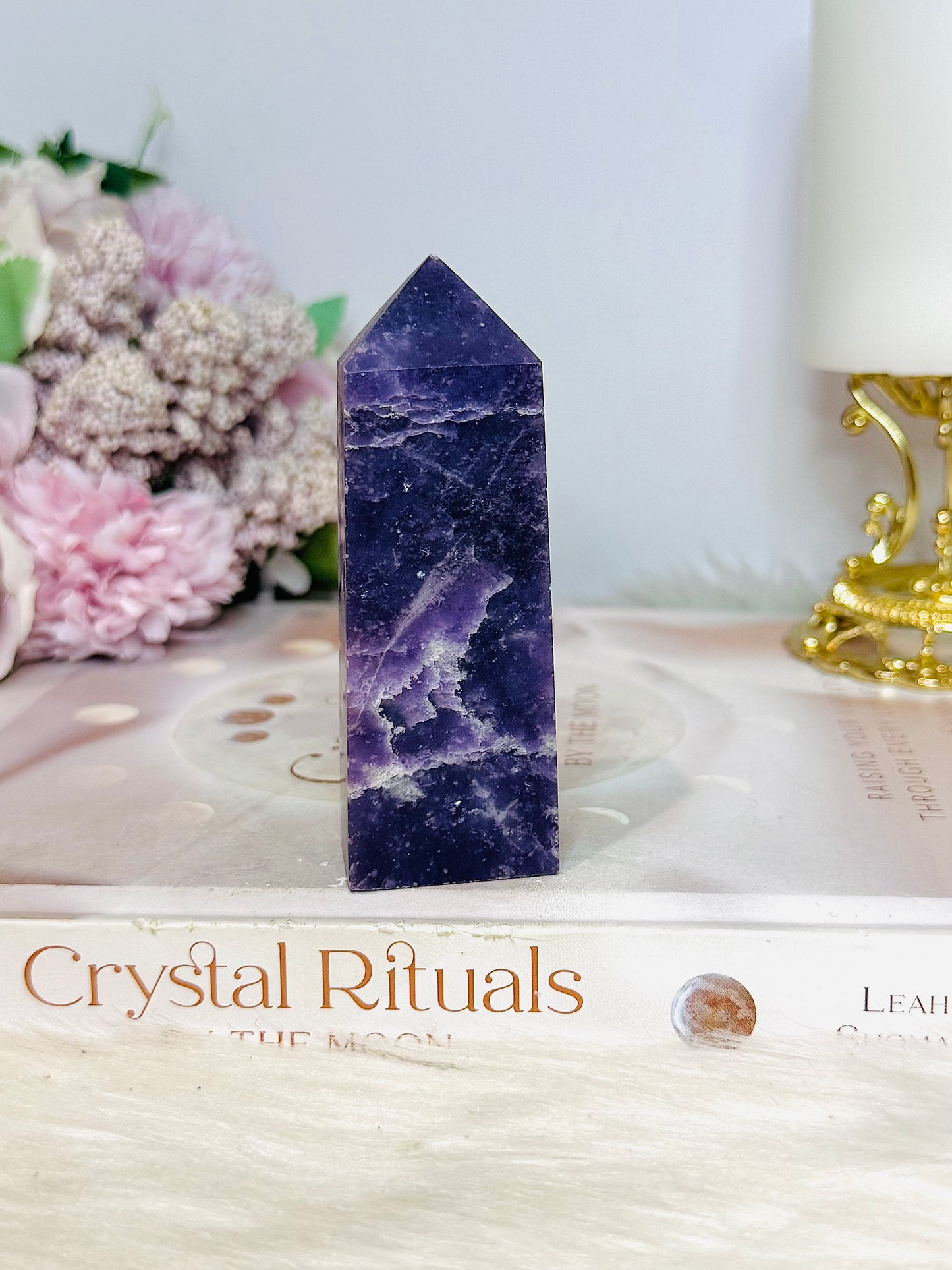Purple Lepidolite Tower 9cm