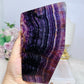 Natural Large Purple Fluorite Slab 16.5cm 550g (reduced as slab has scratches)