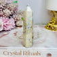 Flower Agate Druzy Tower 9.5cm