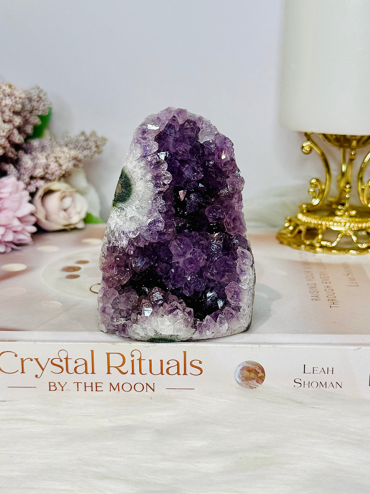 Amethyst Base Cut Cluster 9cm