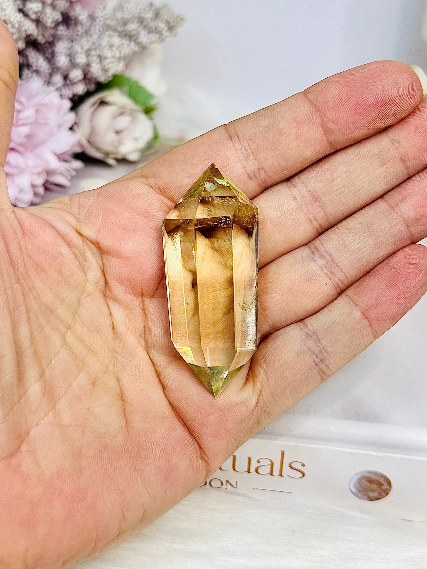 Citrine Double Terminated Point 6cm