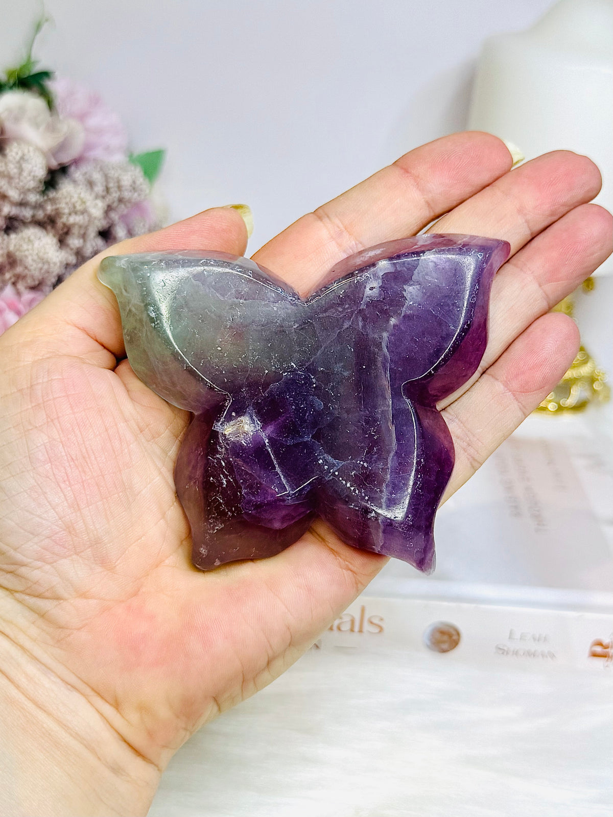 Fluorite Butterfly Dish 9cm