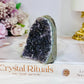 Base Cut Amethyst Cluster 6.5cm