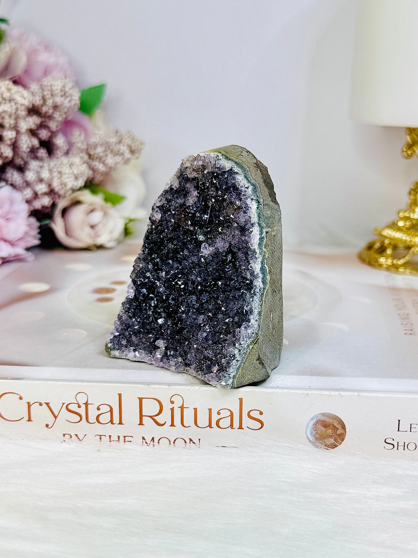 Base Cut Amethyst Cluster 6.5cm