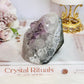 Natural Base Cut Amethyst Cluster 397grams